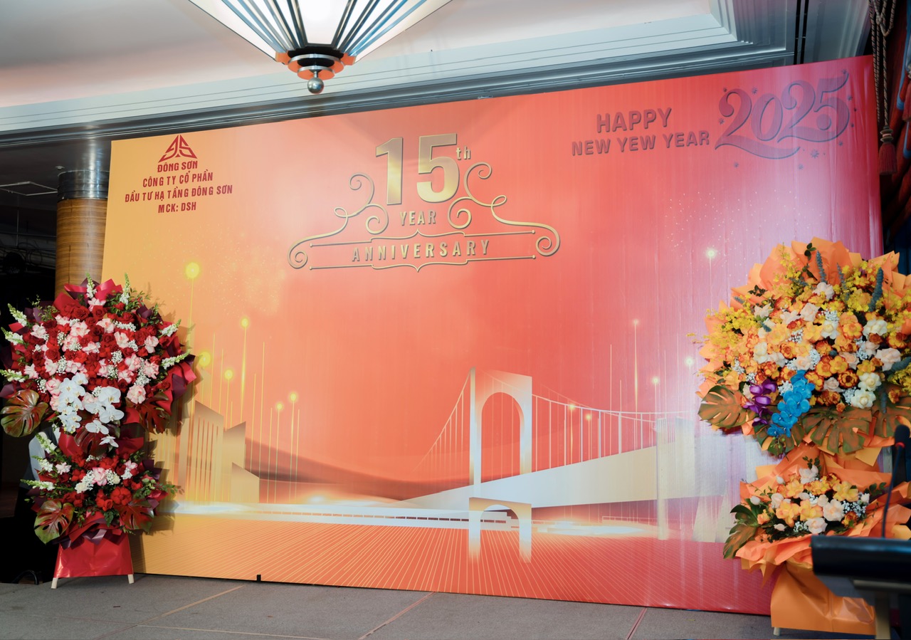 CTCP ĐẦU TƯ HẠ TẦNG ĐÔNG SƠN KỶ NIỆM 15 NĂM THÀNH LẬP VÀ TỔ CHỨC TIỆC TẤT NIÊN
