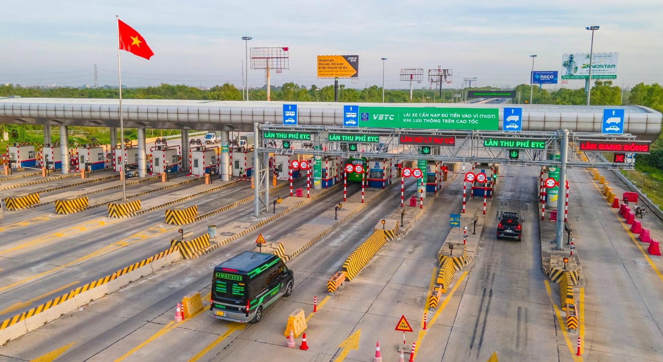NHỮNG TRẠM THU PHÍ CAO TỐC CÓ DOANH THU TRÊN 100 TỶ 3 THÁNG ĐẦU NĂM
